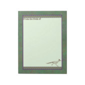 Southwest Roadrunner Sagebrush Green Notitieblok (Linkerzijde)