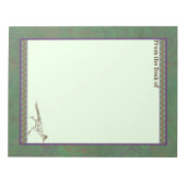 Southwest Roadrunner Sagebrush Green Notitieblok (Voorkant)