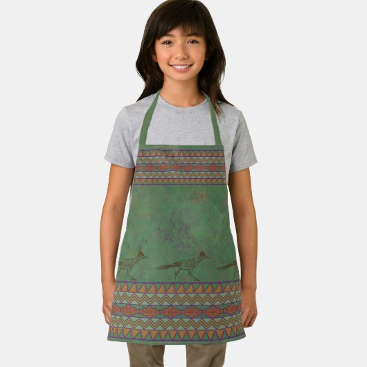 Southwest Roadrunner Sagebrush Green Schort (Insitu)