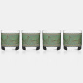 Southwest Roadrunner Sagebrush Green Whisky Glas (Voorkant)