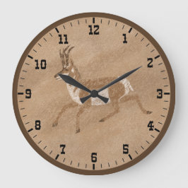 Southwest Running Pronghorn Antelope Old West Grote Klok