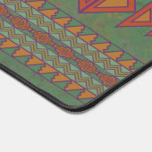 Southwest Sagebrush Green Geometric Design Bureaumat (Hoek)