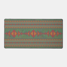 Southwest Sagebrush Green Geometric Design Bureaumat