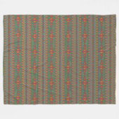 Southwest Sagebrush Green Geometric Design Fleece (Voorkant (Horizontaal))