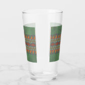 Southwest Sagebrush Green Geometric Design Glas (Rechts)
