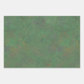 Southwest Sagebrush Green Geometric Design Inpakpapier Vel (Voorkant 2)