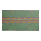 Southwest Sagebrush Green Geometric Design Kussensloop (Achterkant-Rechts)