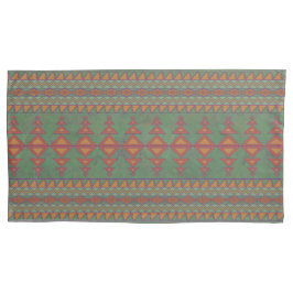 Southwest Sagebrush Green Geometric Design Kussensloop