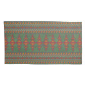 Southwest Sagebrush Green Geometric Design Kussensloop (Achterkant-Rechts)
