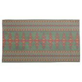 Southwest Sagebrush Green Geometric Design Kussensloop (Voorkant-Rechts)
