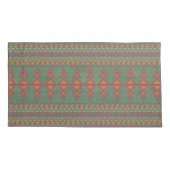 Southwest Sagebrush Green Geometric Design Kussensloop (Achterkant-Links)