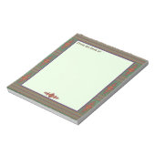 Southwest Sagebrush Green Geometric Design Notitieblok (Linkerzijde)