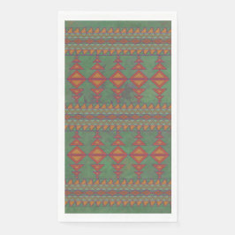 Southwest Sagebrush Green Geometric Design Servet