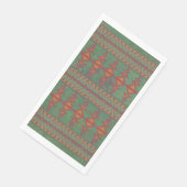 Southwest Sagebrush Green Geometric Design Servet (Hoek)
