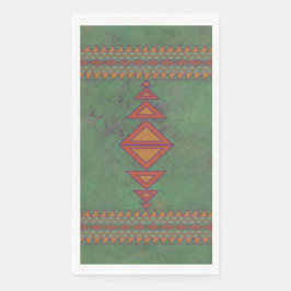Southwest Sagebrush Green Geometric Design Servet