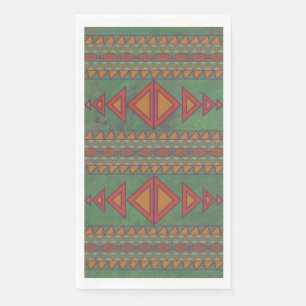Southwest Sagebrush Green Geometric Design Servet