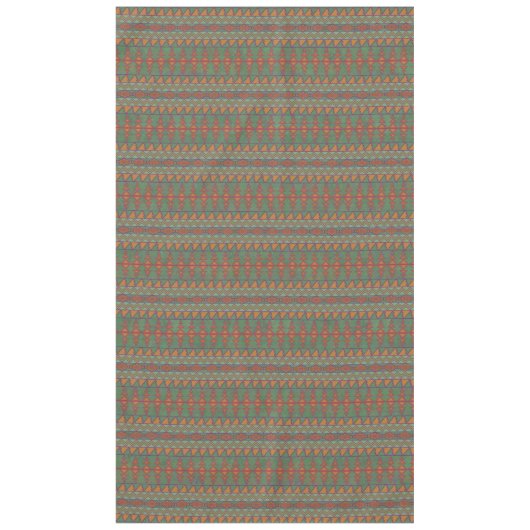 Southwest Sagebrush Green Geometric Design Tafelkleed (Voorkant)