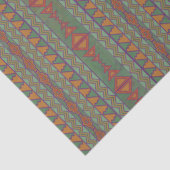 Southwest Sagebrush Green Geometric Design Tissue Tissuepapier (Detail)