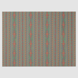 Southwest Sagebrush Green Geometric Design Tissue Tissuepapier