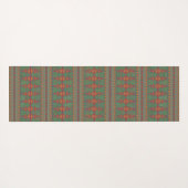 Southwest Sagebrush Green Geometric Design Yogamat (Achterkant (horizontaal))