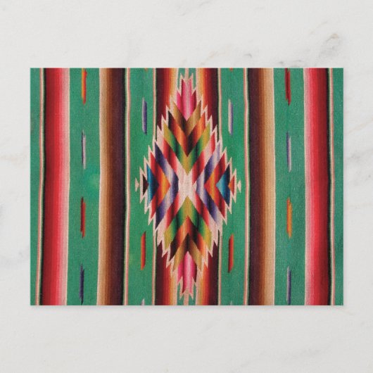 Southwest Saltillo Briefkaart (Voorkant)