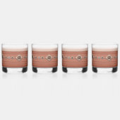 Southwest Sandstone Canyon en Conchos Whisky Glas (Achterkant)