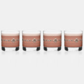 Southwest Sandstone Canyon en Conchos Whisky Glas (Voorkant)