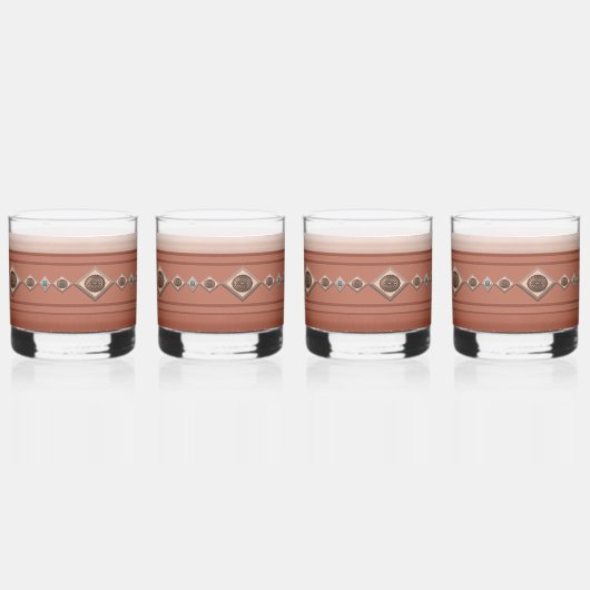 Southwest Sandstone Canyon en Conchos Whisky Glas (Voorkant)