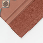 Southwest Sandstone Canyon Fleece Deken (Hoek)