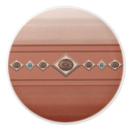 Southwest Sandstone Canyon Keramische Knop