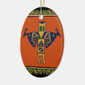 Southwest Shaman Spirit Keramisch Ornament (Links)