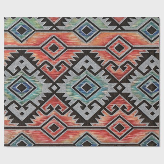 Southwest Silver Cadeaupapier (Vlak)