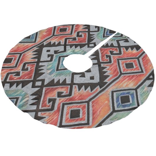 Southwest Silver Kerstboom Rok (Gekanteld)