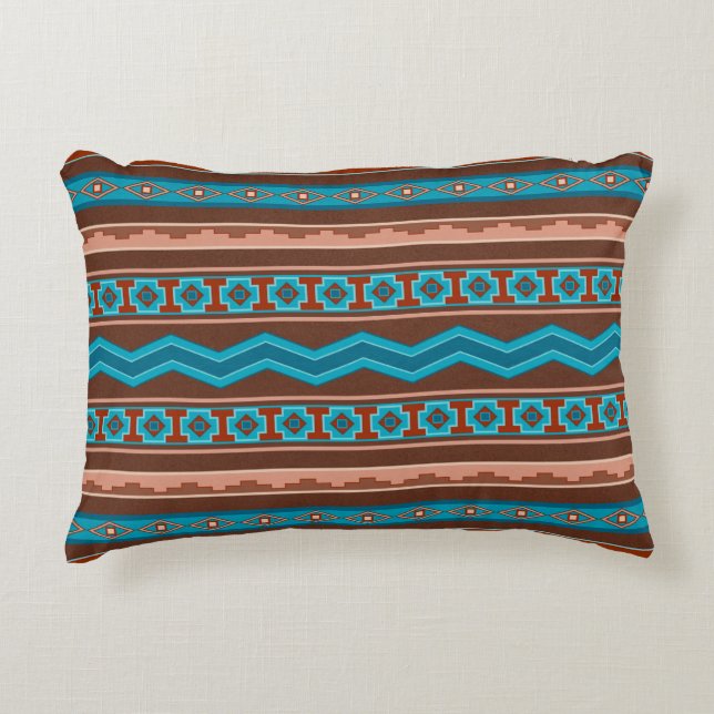 Southwest Style Geometric Cameron Gorge Design Accent Kussen (Voorkant)