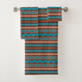 Southwest Style Geometric Cameron Gorge Design Bad Handdoek