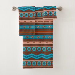 Southwest Style Geometric Cameron Gorge Design Bad Handdoek