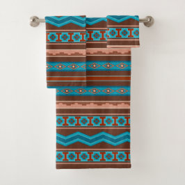 Southwest Style Geometric Cameron Gorge Design Bad Handdoek