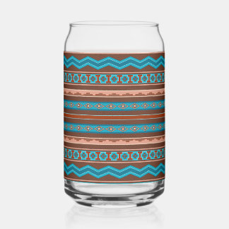 Southwest Style Geometric Cameron Gorge Design Blikvorm Glas