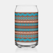 Southwest Style Geometric Cameron Gorge Design Blikvorm Glas (Achterkant)