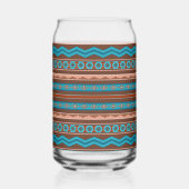 Southwest Style Geometric Cameron Gorge Design Blikvorm Glas (Links)