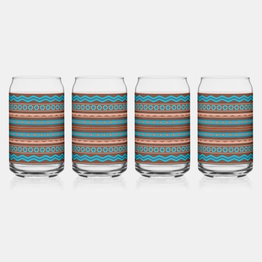 Southwest Style Geometric Cameron Gorge Design Blikvorm Glas (Voorkant)