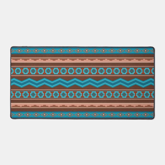 Southwest Style Geometric Cameron Gorge Design Bureaumat (Voorkant)