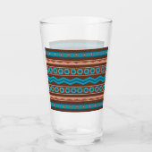 Southwest Style Geometric Cameron Gorge Design Glas (Voorkant)