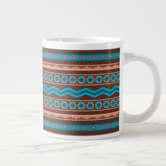 Southwest Style Geometric Cameron Gorge Design Grote Koffiekop (Rechts)