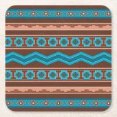 Southwest Style Geometric Cameron Gorge Design Kartonnen Onderzetters (Voorkant)
