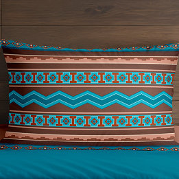 Southwest Style Geometric Cameron Gorge Design Kussensloop