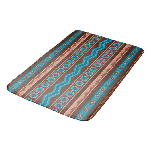Southwest Style Geometric Cameron Gorge Design Lg Badmat (Gekanteld)