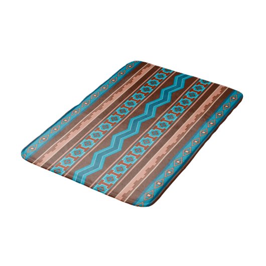 Southwest Style Geometric Cameron Gorge Design Med Badmat (Gekanteld)