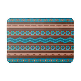 Southwest Style Geometric Cameron Gorge Design Med Badmat