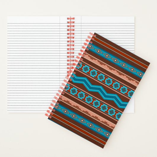 Southwest Style Geometric Cameron Gorge Design Notitieboek (Binnen)